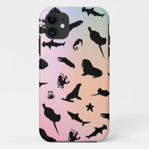 Case-Mate iPhone Case requin-ombre phoque crabe de baleine sur la galaxi