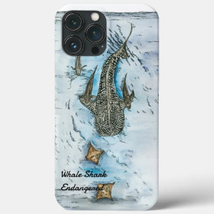 Case-Mate iPhone Case Requin peint à la main gracieux