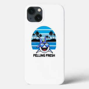 Case-Mate iPhone Case Requin Rétro Cool avec Lunettes de Soleil