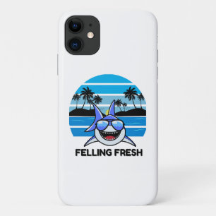 Case-Mate iPhone Case Requin Rétro Cool avec Lunettes de Soleil