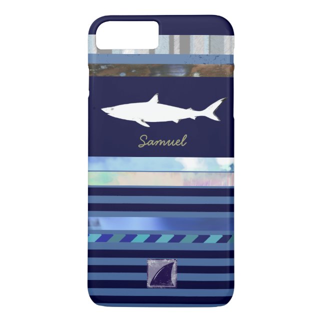 Coques Case-Mate iPhone requin roi de l'océan bleu (Dos)