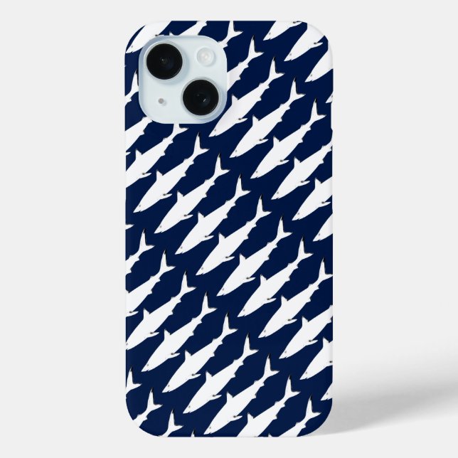 Coques Case-Mate iPhone requin sauvage blanc (Verso)