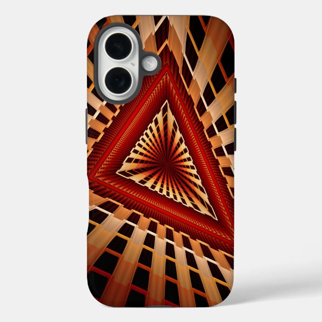 Coques Case-Mate iPhone Réseau Fantastique 3D Fractale Moderne de Concepti (Verso)