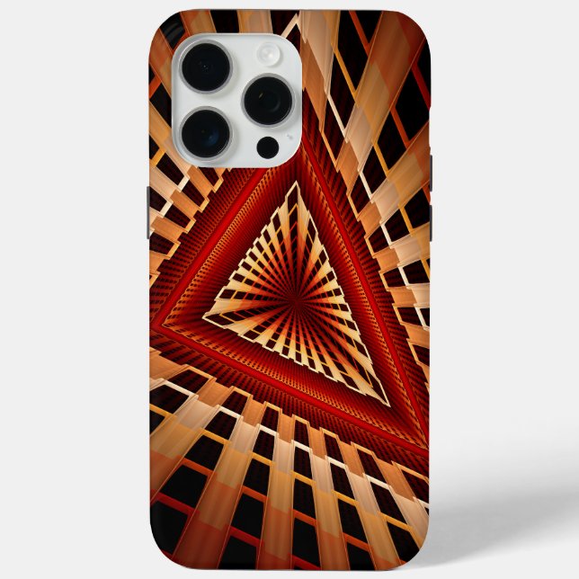 Coques Case-Mate iPhone Réseau Fantastique 3D Moderne Fractal Design Graph (Verso)