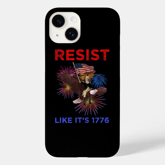 Coques Case-Mate iPhone Résistez comme si c'était 1776 (Verso)