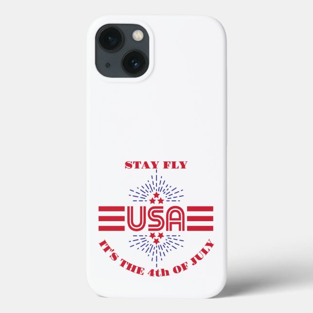 Coques Case-Mate iPhone Reste fly c'est le 4 juillet (Verso)