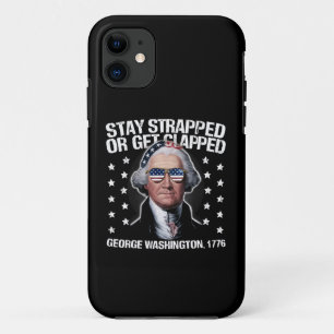 Case-Mate iPhone Case Restez armés ou prenez une raclée George Washingto