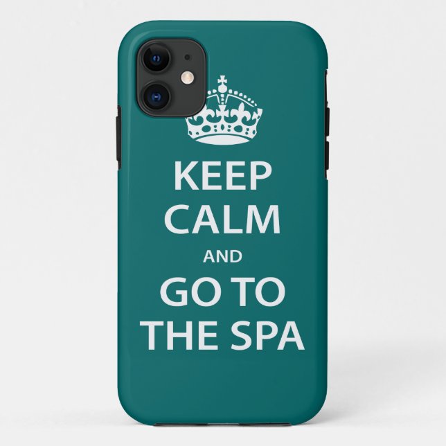 Coques Case-Mate iPhone Restez calme et allez au Spa (Dos)