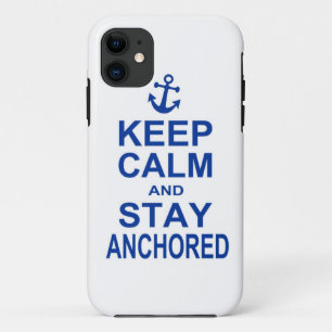 Coque iPhone 11 Restez calme et ancré