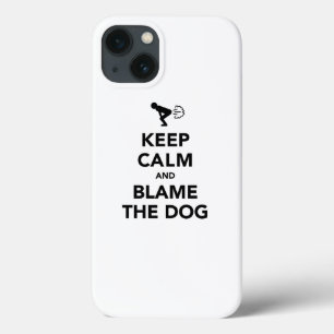 Coques Pour iPhone Restez calme et blâmez le chien