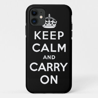 Coque iPhone 11 restez calme et continuez Original