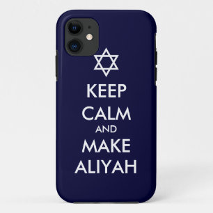 Case-Mate iPhone Case Restez Calme Et Faites De L'Aliyah
