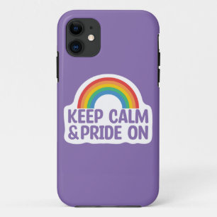 Case-Mate iPhone Case Restez Calme Et Fiez-Vous Mois Gay pride