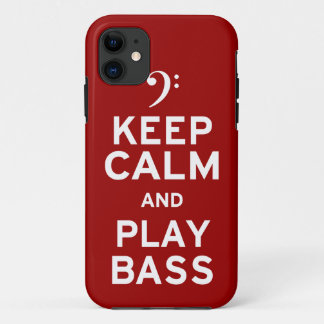 Coque Case-Mate iPhone Restez calme et jouer basse