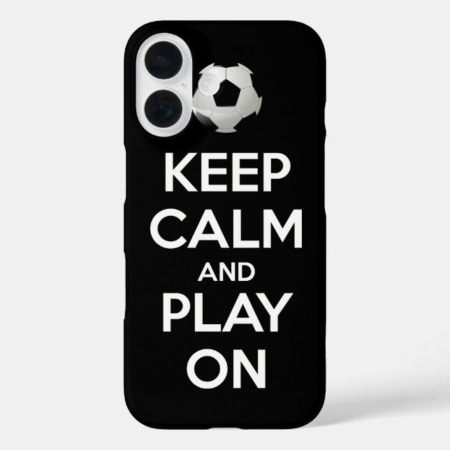 Coques Case-Mate iPhone Restez calme et jouez (Verso)