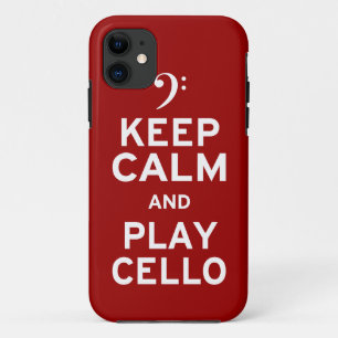 Case-Mate iPhone Case Restez calme et jouez au violon