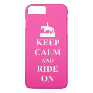 Etui iPhone Case-Mate Restez calme et montez sur, rose