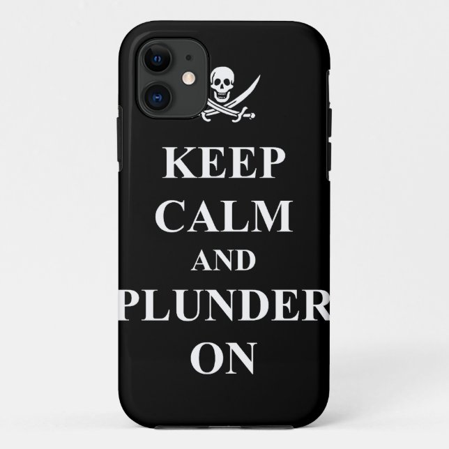 Coques Case-Mate iPhone Restez calme et piller (Dos)
