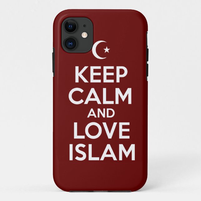 Coques Case-Mate iPhone Restez calme Islam (Dos)