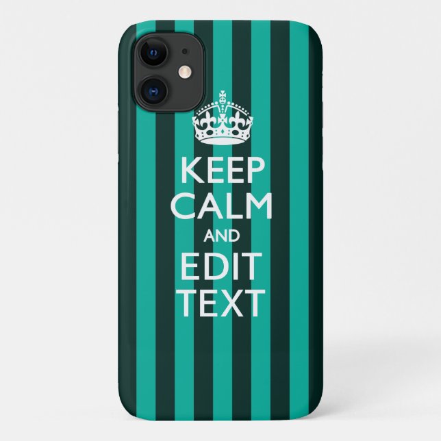 Coques Case-Mate iPhone Restez calme sur votre texte sur l'accentuation de (Dos)