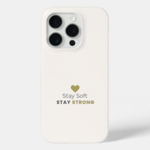 Coque Case-Mate iPhone Restez Douce Restez Forte Minimaliste iPhone Motiv