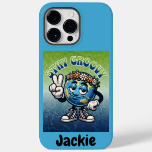 Coque Case-Mate iPhone Restez Groovy [MON NOM]