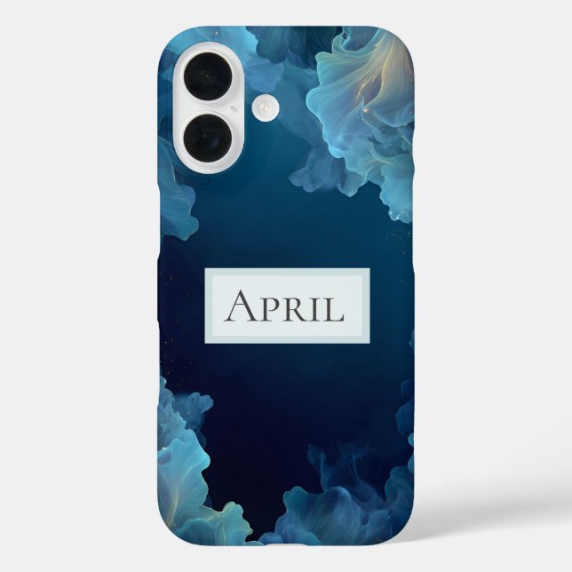 Coques Case-Mate iPhone Résumé Bleu Fluide  (Verso)
