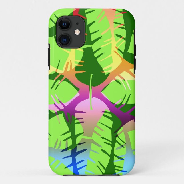 COQUES Case-Mate iPhone RÉSUMÉ BOTANIQUE FEUILLES DE BANANIER (Dos)