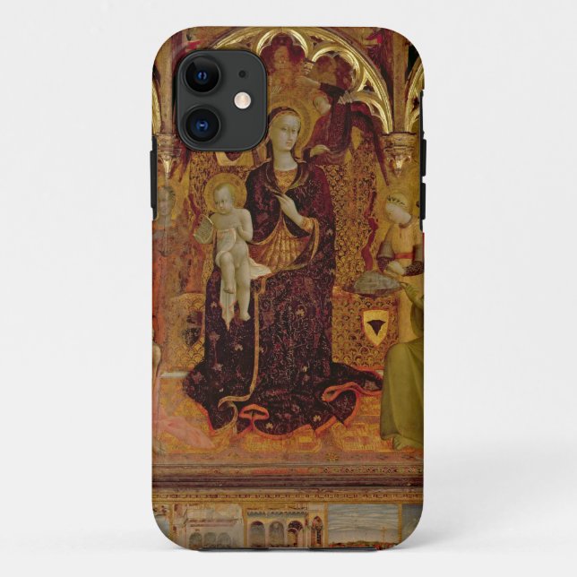 Coques Case-Mate iPhone Retable de Madonna de la neige, c.1430-32 ( (Dos)