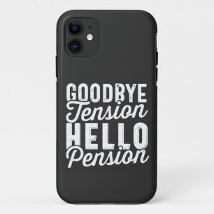 Case-Mate iPhone Case Retirement Venin, Goodbye Tension Hello Pension