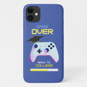 Case-Mate iPhone Case retour à la fac jaune bleu brillant parties scinti