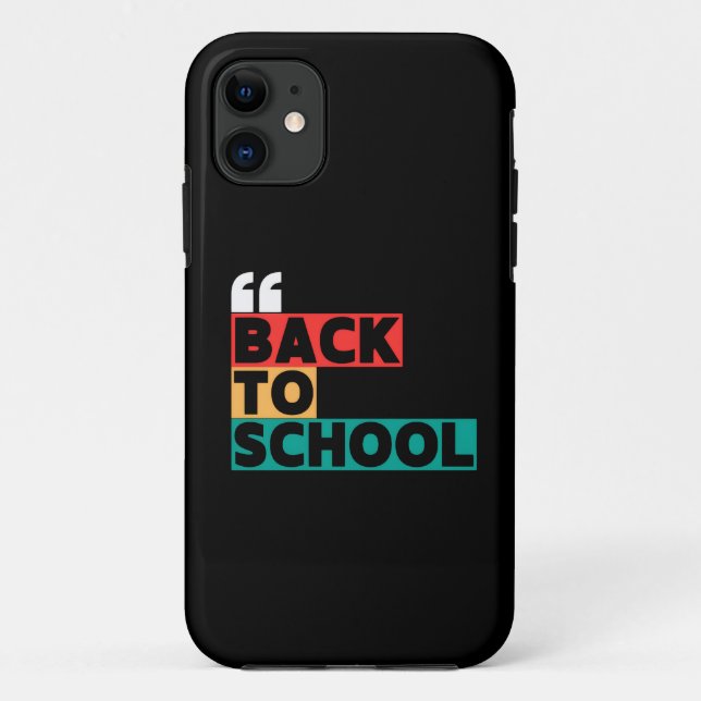 Coques Case-Mate iPhone Retour à l'école avec une touche classique et élég (Dos)