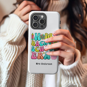 Coque Case-Mate iPhone Retour à l'école enseignant rétro coloré