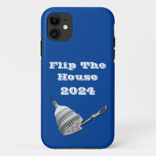 Case-Mate iPhone Case Retourner Le Vote De La Chambre Bleu 2024