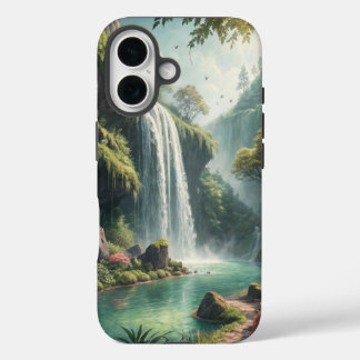 Coque Pour iPhone 16 Retraite des chutes d'eau enchantées