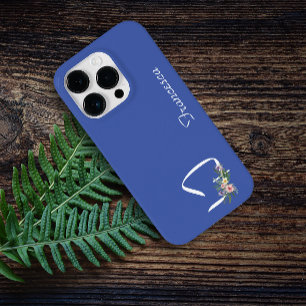 Coque Case-Mate iPhone Retraite Florale Monogramme F