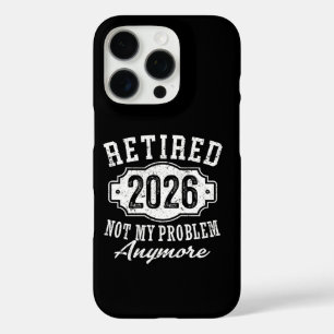 Coque iPhone 16 Pro Retraite Vintage 2026 pour hommes et femmes retrai