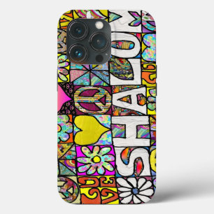 Case-Mate iPhone Case Retro 60s Psychedelic Shalom LOVE