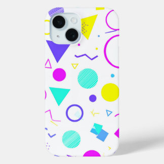 Coque Case-Mate iPhone Retro 80s Memphis Geometric Pattern