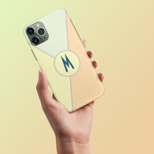 Case-Mate iPhone Case Rétro années 70 Bloc de couleur pastel Triangle Mo