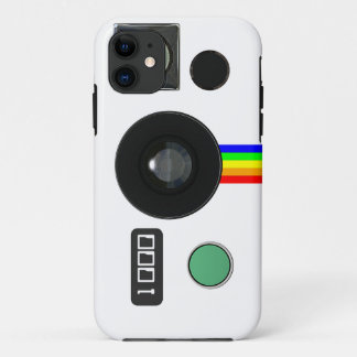 Coque iPhone 11 Rétro appareil-photo instantané