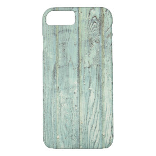 Coque iPhone 7 Retro Aqua Wood