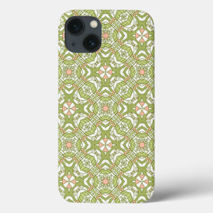 Etui iPhone 13 Rétro arrière - plan coloré 2 de motif