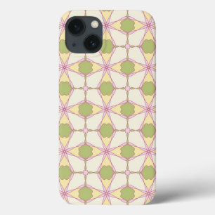iPhone 13 Case Rétro arrière - plan coloré 3 de motif