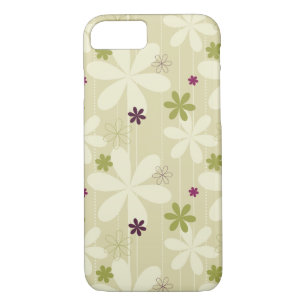 Coque iPhone 8/7 Rétro arrière - plan floral