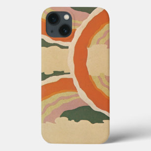 Case-Mate iPhone Case Retro Art Déco Jazz Circles Nuages Arc-en-ciel Mot