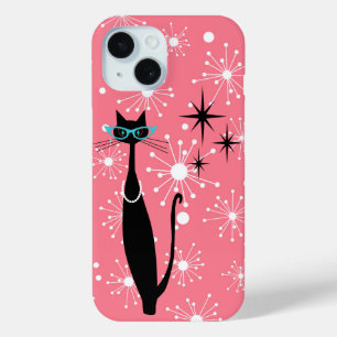 Coque Case-Mate iPhone Retro Atomique Moyen Siècle Moderne MCM Cool Chat