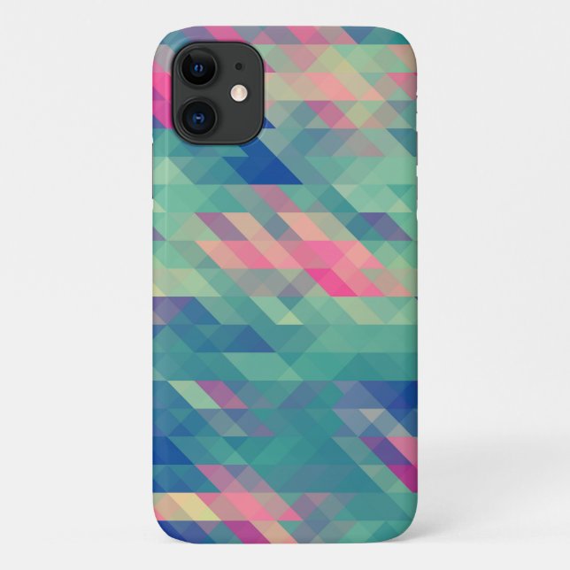 Coques Case-Mate iPhone Rétro caisse géométrique de galaxie de motif de (Dos)