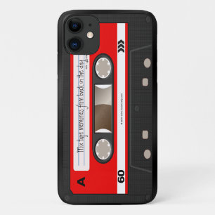 Etui iPhone Case-Mate Rétro caisse personnalisée rouge d'enregistreur à