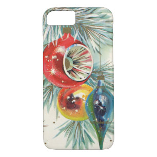 Coque iPhone 8/7 Rétro caisse vintage des ampoules sept de vacances